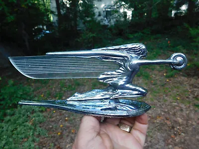 1936 1937 Packard 110 Hood Ornament Radiator Cap 4531  7 7/8   Base **Rechromed. • $899.99