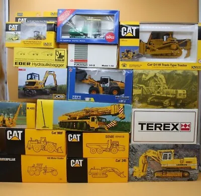 Selection Of Conrad NZG Siku Gescha (and More) Construction Vehicles • £54.99