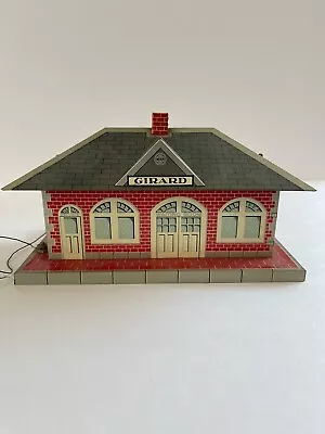 Vintage Marx Girard Train Station #2960 Tin Building  O Scale Whistling Version • $42