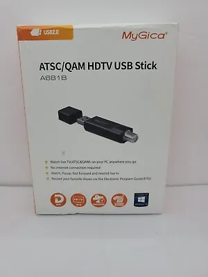 MyGica Hybrid USB TV Tuner ATSC Clear QAM HDTV For PC Laptop Windows10 • $33.33