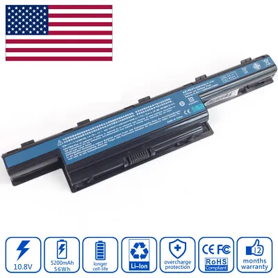 Battery For Acer Aspire BT.00605.072 AS5252-V333 AS5252-V955 V3-731-4695 E1-52 • $23.95