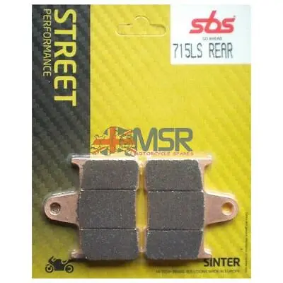 Kawasaki ZZR1400 SBS Sintered Rear Brake Pads 715LS 2006-2014 • £35.88