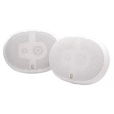 Poly-Planar 6  X 9  Premium Oval Marine Speakers - (Pair) White • $173.27