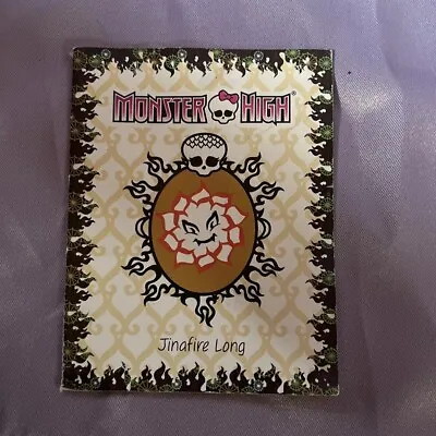 Monster High Jinafire Long Scaris Diary Journal Doll Only • $2