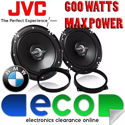 BMW 3 Series 1999-2005 JVC 16cm 6.5 Inch 600 Watts 2 Way Front Door Car Speakers • £34.95