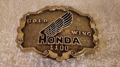 HONDA Motorcycles Gold Wing 1100 Belt Buckle  - Xclnt Cond  • $24.95
