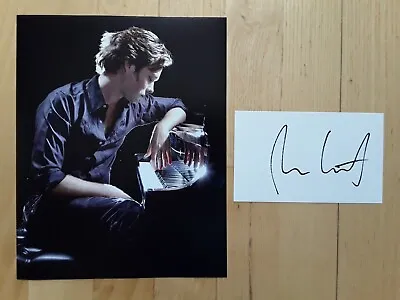 Hand-signed Rufus Wainwright (singer/songwriter) White Card + Unsigned 10 X8   • £10