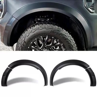 For Ford Ranger NEXT GEN SPORT Front Fender Flares Matte Black Wheel Arch 2022+ • $148