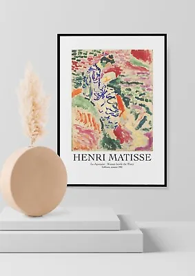 £7.99 • Buy Matisse Exhibition Poster, La Japonaise Painting Poster Wall Art Print A3 A4