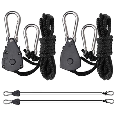 £6.25 • Buy Hydroponics Light Hanger For CFL Reflectors HPS MH Lights 1 Pair 2pcs