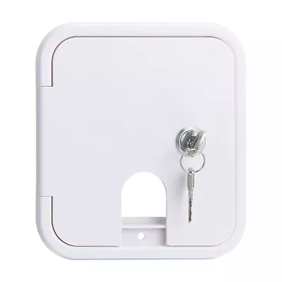 $12.49 • Buy RV Trailer White Electric Power Cord Cable Hatch Compartment Lock & Keys