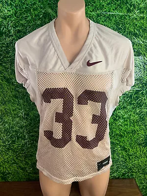 Virginia Tech Hokies Football Practice #33 Keonta Jenkins Jersey Nike White XL • $49.99