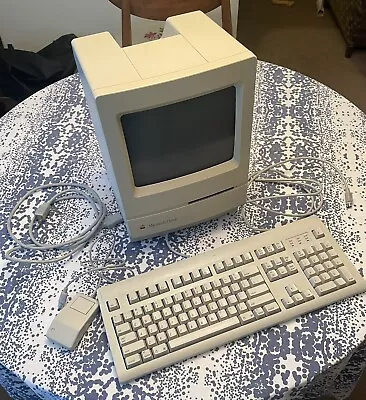 Vntg 1991 APPLE MACINTOSH CLASSIC Monitor Power Cord Keyboard Mouse Not Working • $95