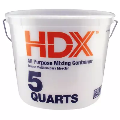5 Qt. Small Paint And Adhesive Mixing Bucket W/Handle And Measurement Lines • $6.29