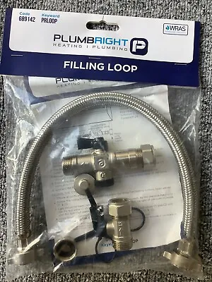 £5 • Buy Plumbright 689142 Filling Loop PRLOOP WRAS Approved