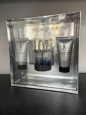 L Homme Libre Yves Saint Laurent 100ml Edt 3Pcs Giftset For Men • $258.64