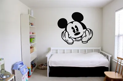Vinyl Sticker Mickey Mouse Minnie DIsney Cartoon Wall Decal Decor Nursery O155 • $27.99