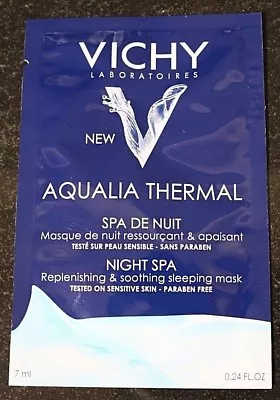 Vichy Aqualia Thermal Night Spa Replenishing Moisturizing Sleeping Mask 7ml. New • $9.25