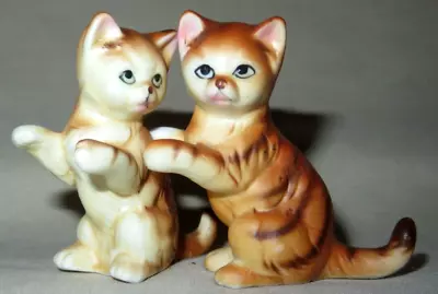 2 Bone China Miniature Cats Kittens Made In Japan • $14