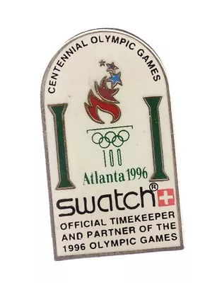 1996 Swatch Atlanta Olympic Pin Timekeeper • $3