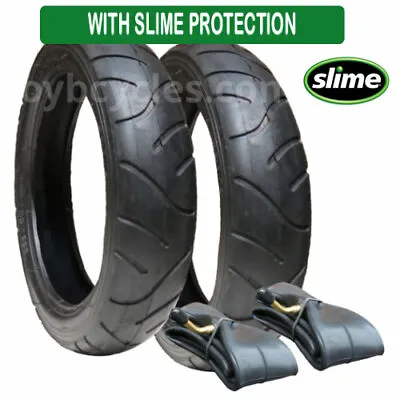 Quinny Speedi SX 280 X 65 - 203 TYRE & TUBE SET  - Slime Protected -  • £34.95