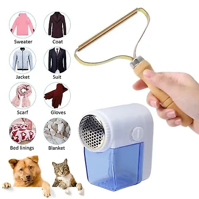 £4.49 • Buy Electric Lint Remover Clothes Bobble Fluff Shaver Debobbler Battery Operated 