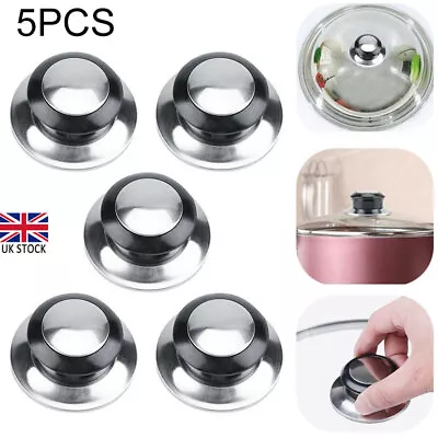 5Pcs Kitchen Cookware Pot Saucepan Replacement Pan Lid Hand Grip Knob Handle New • £6.99