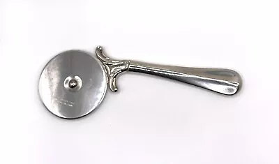 Vtg Silverplate Pastry Pizza Cutter Zinc Handle Stainless Steel 7.5  • $11.99