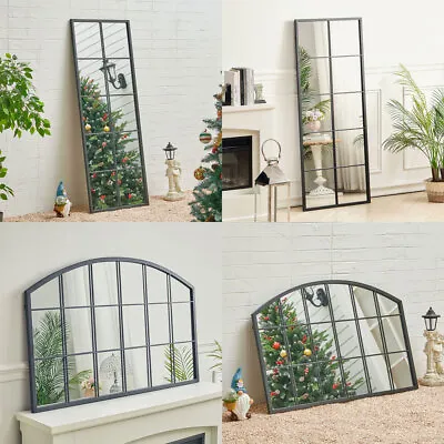 Window Wall Garden Bath Indoor/Outdoor Mirror Any-Weather Ornament Durable Frame • £38.95