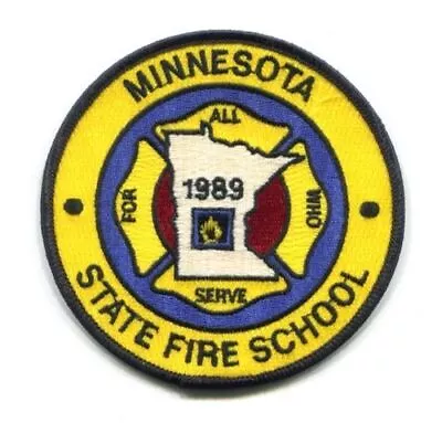 Minnesota State Fire School 1989 Patch Minnesota MN • $5.95