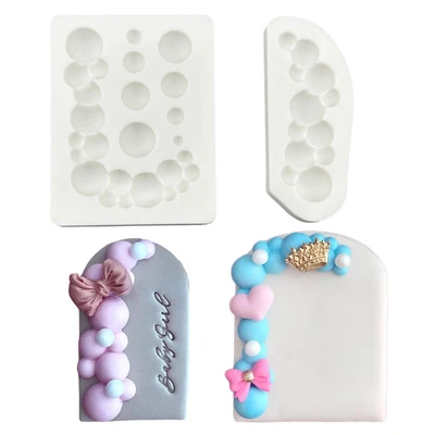 £2.99 • Buy Bubble Ball Silicone Fondant Mould Cake Topper Mold Chocolate Candy Baking Decor