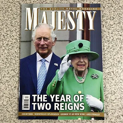 Majesty Magazine December 2022 Royal British UK Queen Elizabeth King Charles • $8.95