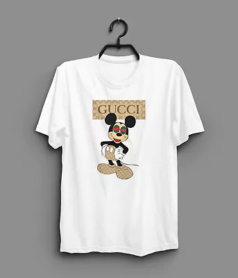 SBN Gucci Mickey Logo WHITE Variasi T Shirt White Unisex • $28.99