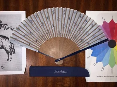 Brooks Brothers Lacquer Folding Fan Made In Japan • $75