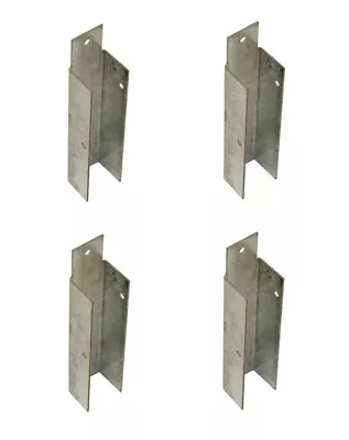 £6.54 • Buy Fence Gravel Board Brackets Clips 25mm X 220mm Galvanised Garden Fencing GBC001