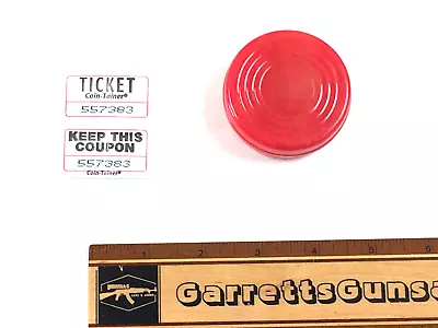 Vintage Plastic USA  Pillpak Red Collapsable Travel Cup W/ Pill Box 557383 • $39.99