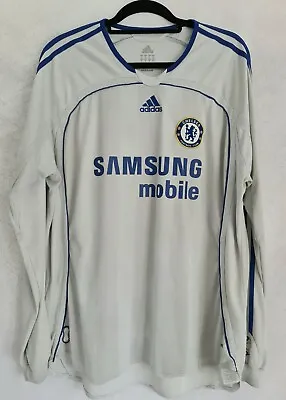 £32.99 • Buy Chelsea London 2006/2007 Away Adidas Football Shirt Jersey Grey Long Sleeve Xl