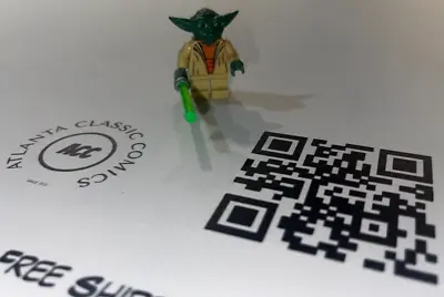 Yoda With Green Lightsaber Star Wars Minifigure Minifig 8 LG1 • $27.39
