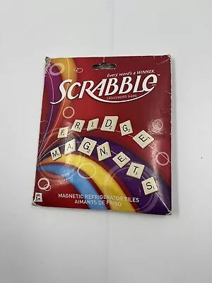 Scrabble Magnetic Fridge Tiles Game • $9.85