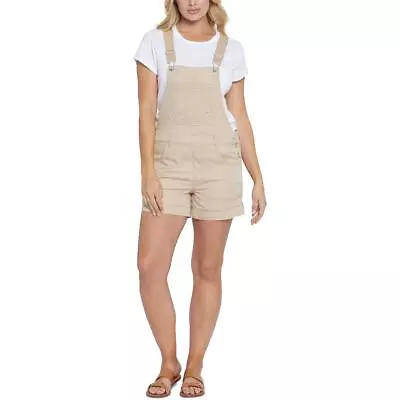 Seven7 Womens Side Button Adjustable Straps Denim Shortalls Juniors BHFO 6693 • $7.99