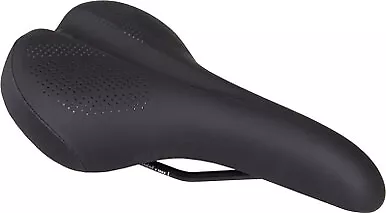 WTB Comfort Wide Saddle - Black Steel • $79.99