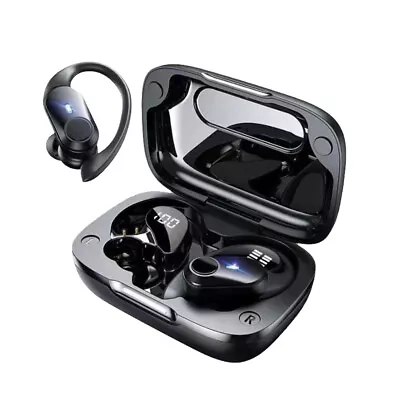 LCD Wireless Earbuds Bluetooth Earphones Headphones Sweatproof Sport Gym Earbuds • $36.99