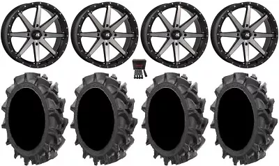 High Lifter HL10 20  Wheels Smoke 35  MotoHavok Tires Kawasaki Mule Pro FXT • $2158.80