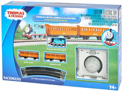 Bachmann 24028 Thomas Annie &Clarabel Train Set N GAUGE 1:160 (WITH UK PLUG) • £199.49