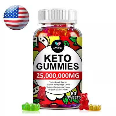 Keto ACV BHB Gummies For Fat Burn Weight Loss Detox Keto Diet Pills 60 Gummy • $13.76