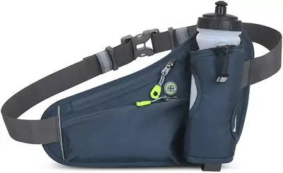 DZOZO Waist Fanny Pack Running Waist Bag With Water Bottle Holder Bumbags Bum • £17.63