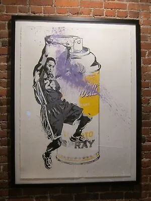 Mr. Brainwash Kobe Bryant Campbell's Soup Spray 1/1 Thierry Guetta ORIGINAL • $44000