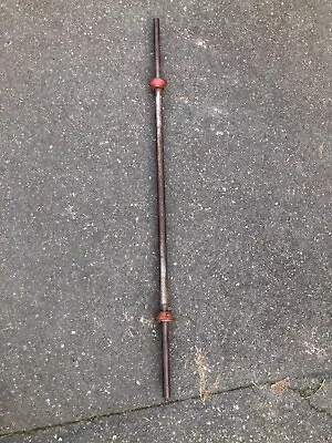 Vintage 5’ Dan Lurie Barbell W Inner Collars Sleeve For 1” Weight Plates Weights • $195