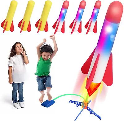 HLDWJ Toys For 3 4 5 6 7 8 9 10 Year Old Boys Girls Rocket Toy Launcher For Toy • £8.99