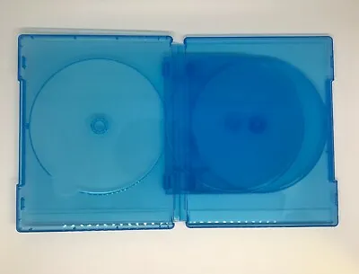 SALE! ONE Original Scanavo 14mm 6-Disc Blue Blu-Ray DVD Case AMZ.6DISC.14MM.KRT • $6.99